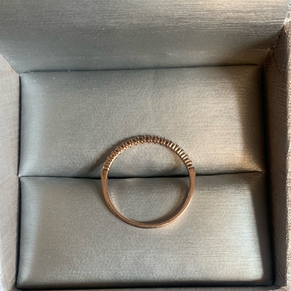 Rose Gold Diamond Band - Picture 7 of 10